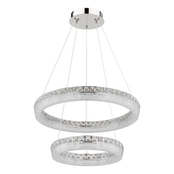 Globo - LED zatemnljiv lestenec na kablu LED/60W/230V 2700-6000K prozoren + daljinski upravljalnik