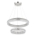 Globo - LED zatemnljiv lestenec na kablu LED/60W/230V 2700-6000K prozoren + daljinski upravljalnik