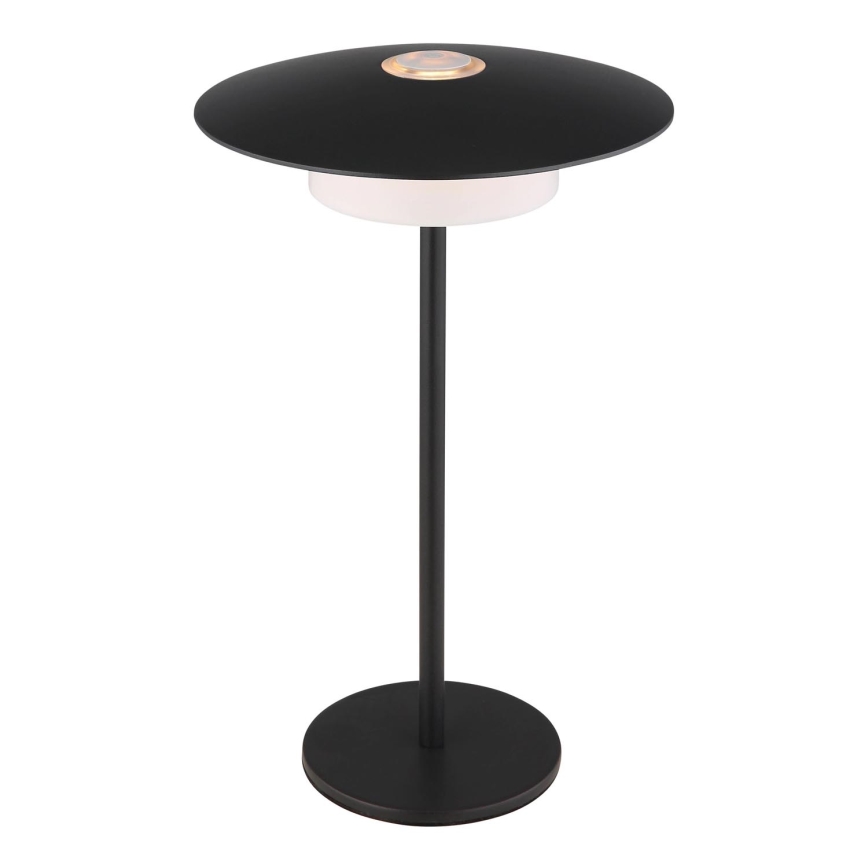 Globo - LED Zunanja polnilna namizna svetilka na dotik LED/3W/3,7V 1800/2700/3000K IP44 1800 mAh črna