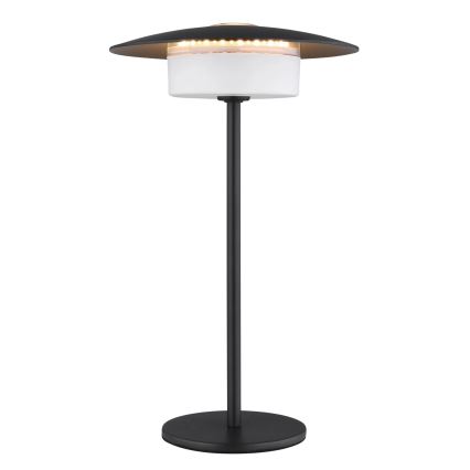 Globo - LED Zunanja polnilna namizna svetilka na dotik LED/3W/3,7V 1800/2700/3000K IP44 1800 mAh črna