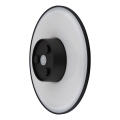 Globo - LED zunanja stenska svetilka LED/15W/230V 3000/4000/6000K premer 25,2 cm IP44 črna