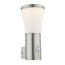 Globo - LED Zunanja stenska svetilka s senzorjem LED/10,5W/230V IP44