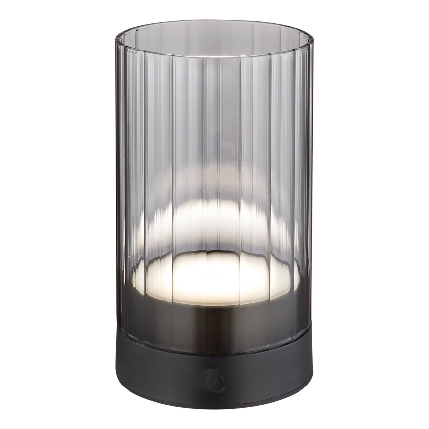 Globo - LED zunanja zatemnitvena polnilna namizna svetilka na dotik LED/2W/3,7V 2700/4000/6500K 1200mAh IP44 siva