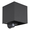 Globo - LED zunanje stensko svetilo s senzorjem 2xLED/3W/230V IP54