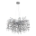 Globo - Lestenec na kablu 10xE14/40W/230V, srebrne barve
