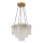 Globo - lestenec na kablu 5xE27/60W/230V zlate barve