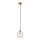Globo - Lestenec na vrvici 1xE14/40W/230V pr. 16 cm medenina