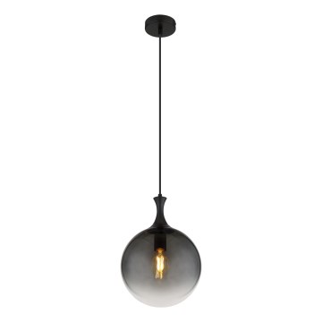 Globo - Lestenec na vrvici 1xE27/10W/230V pr. 25 cm črna