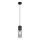 Globo - Lestenec na vrvici 1xE27/25W/230V pr. 10,5 cm črna