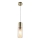 Globo - Lestenec na vrvici 1xE27/25W/230V pr. 10,5 cm medenina