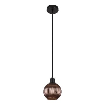 Globo - Lestenec na vrvici 1xE27/25W/230V pr. 15 cm baker