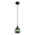Globo - Lestenec na vrvici 1xE27/25W/230V pr. 15 cm zelena
