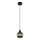 Globo - Lestenec na vrvici 1xE27/25W/230V pr. 15 cm zelena