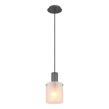 Globo - Lestenec na vrvici 1xE27/40W/230V pr. 18 cm bela