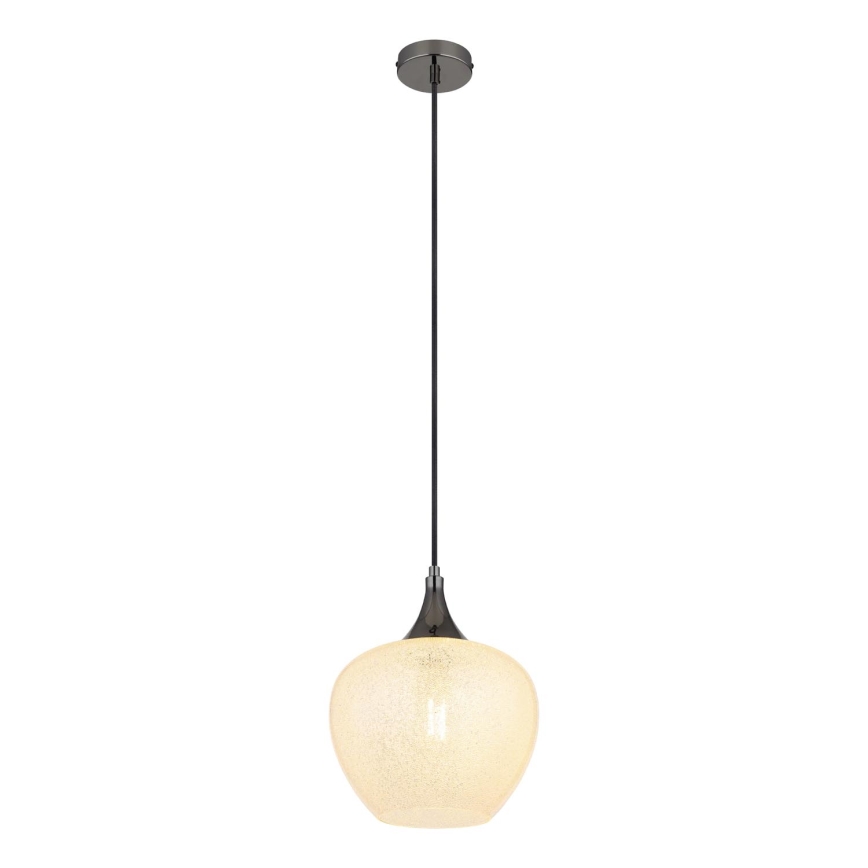 Globo - Lestenec na vrvici 1xE27/40W/230V pr. 24 cm bela/antracit