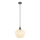 Globo - Lestenec na vrvici 1xE27/40W/230V pr. 24 cm bela/antracit