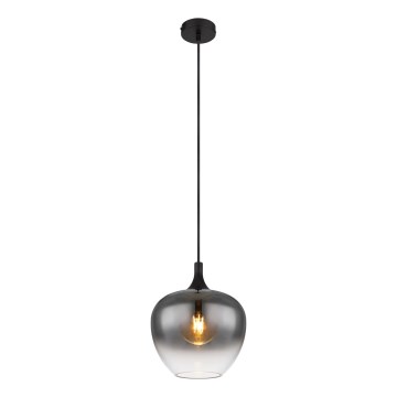Globo - Lestenec na vrvici 1xE27/40W/230V pr. 24 cm črna