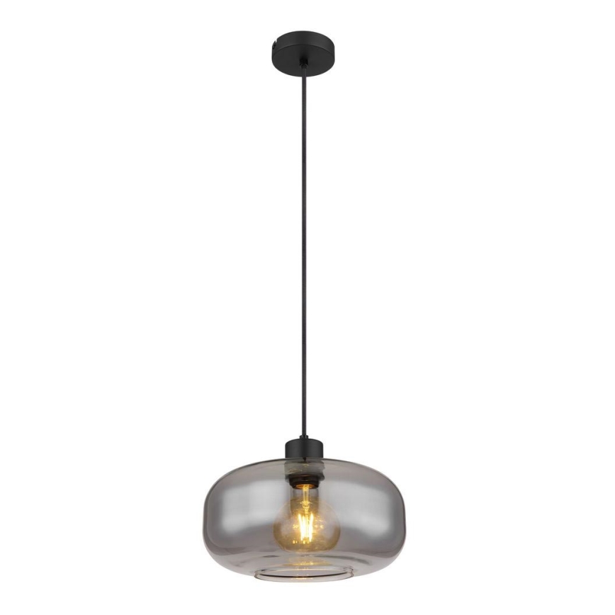 Globo - Lestenec na vrvici 1xE27/40W/230V pr. 28 cm siva