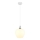 Globo - Lestenec na vrvici 1xE27/60W/230V pr. 24 cm bela