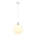Globo - Lestenec na vrvici 1xE27/60W/230V pr. 29 cm bela