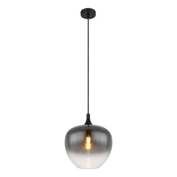 Globo - Lestenec na vrvici 1xE27/60W/230V pr. 29 cm črna