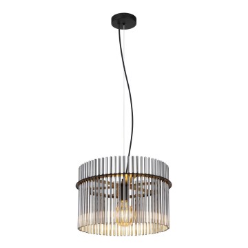 Globo - Lestenec na vrvici 1xE27/60W/230V pr. 40 cm črna