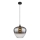 Globo - Lestenec na vrvici 1xE27/60W/230V pr. 40 cm črna