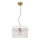 Globo - Lestenec na vrvici 1xE27/60W/230V pr. 40 cm zlata