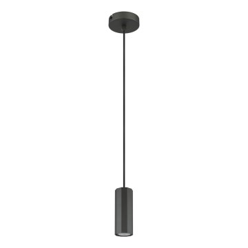 Globo - Lestenec na vrvici 1xGU10/25W/230V črna