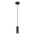 Globo - Lestenec na vrvici 1xGU10/25W/230V rjava