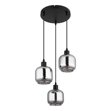 Globo - Lestenec na vrvici 3xE27/25W/230V