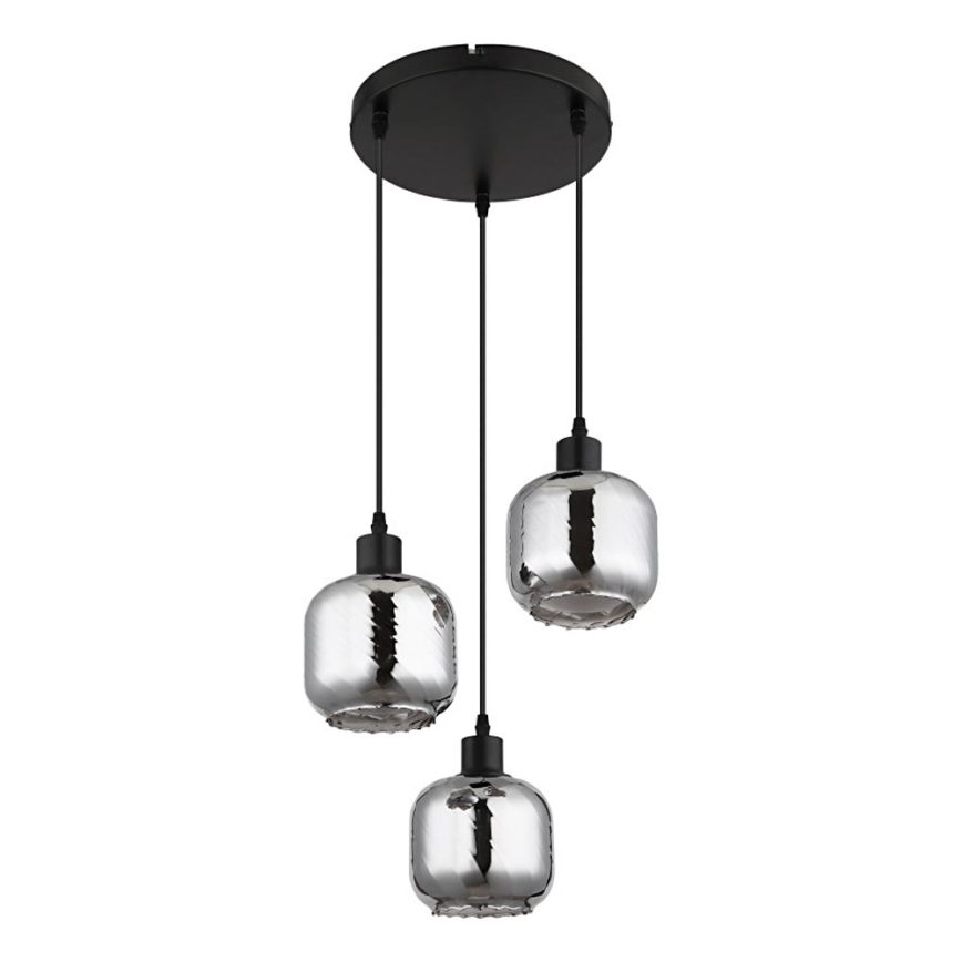Globo - Lestenec na vrvici 3xE27/25W/230V