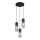 Globo - Lestenec na vrvici 3xE27/25W/230V pr. 30 cm črna