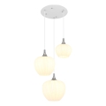 Globo - Lestenec na vrvici 3xE27/40W/230V bela