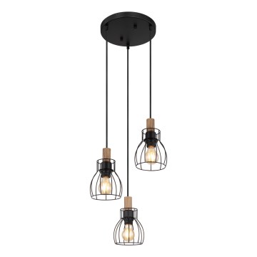 Globo - Lestenec na vrvici 3xE27/40W/230V