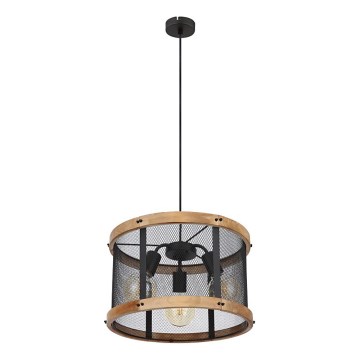 Globo - Lestenec na vrvici 3xE27/40W/230V pr. 40 cm