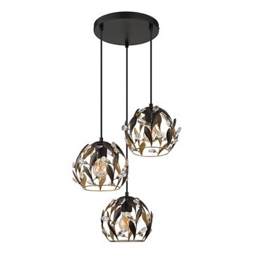 Globo - Lestenec na vrvici 3xE27/40W/230V pr. 41 cm