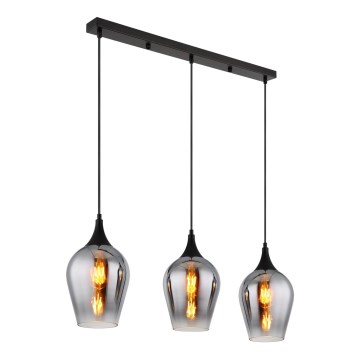 Globo - Lestenec na vrvici 3xE27/60W/230V