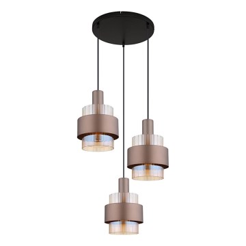 Globo - Lestenec na vrvici 3xE27/60W/230V pr. 45 cm