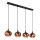 Globo - Lestenec na vrvici 4xE27/40W/230V baker