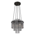 Globo - Lestenec na vrvici 5xE14/40W/230V črna