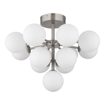 Globo - Nadgradni lestenec 13xG9/5W/230V pr. 56 cm mat krom