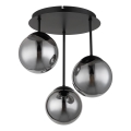 Globo - Pritrjena stropna svetilka 3xE14/25W/230V črna