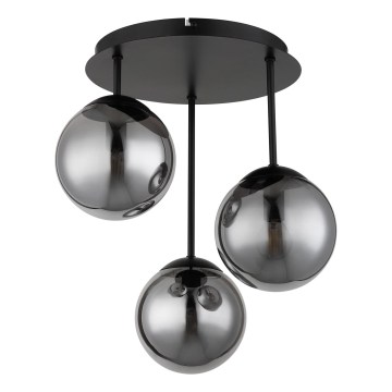 Globo - Pritrjena stropna svetilka 3xE14/25W/230V črna