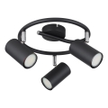 Globo - Reflektor 3xGU10/25W/230V črna
