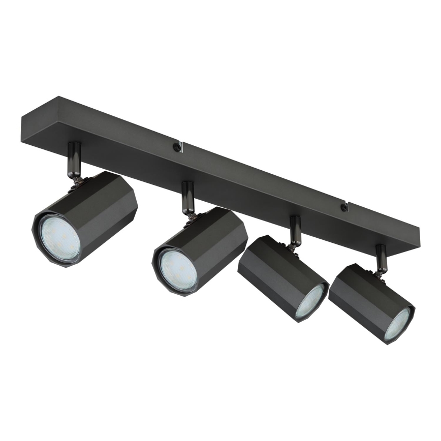 Globo - Reflektor 4xGU10/25W/230V črna
