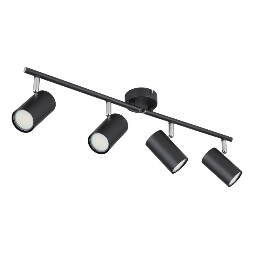 Globo - Reflektor 4xGU10/25W/230V črna