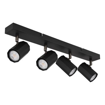 Globo - Reflektor 4xGU10/25W/230V črna