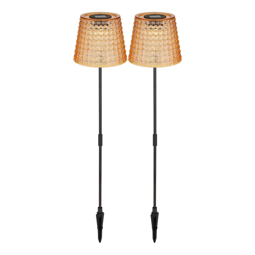 Globo - SET 2x LED Solarna svetilka LED/0,06W/3V IP44 oranža