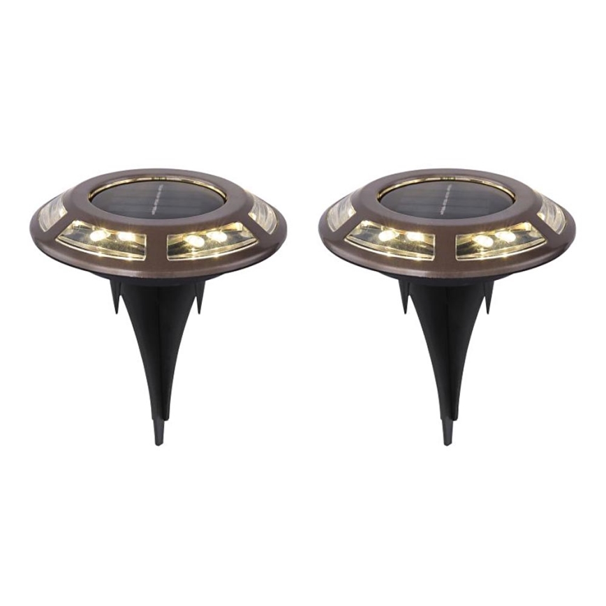 Globo - SET 2x LED Solarna svetilka LED/0,72W/3V 3200K IP44 300 mAh